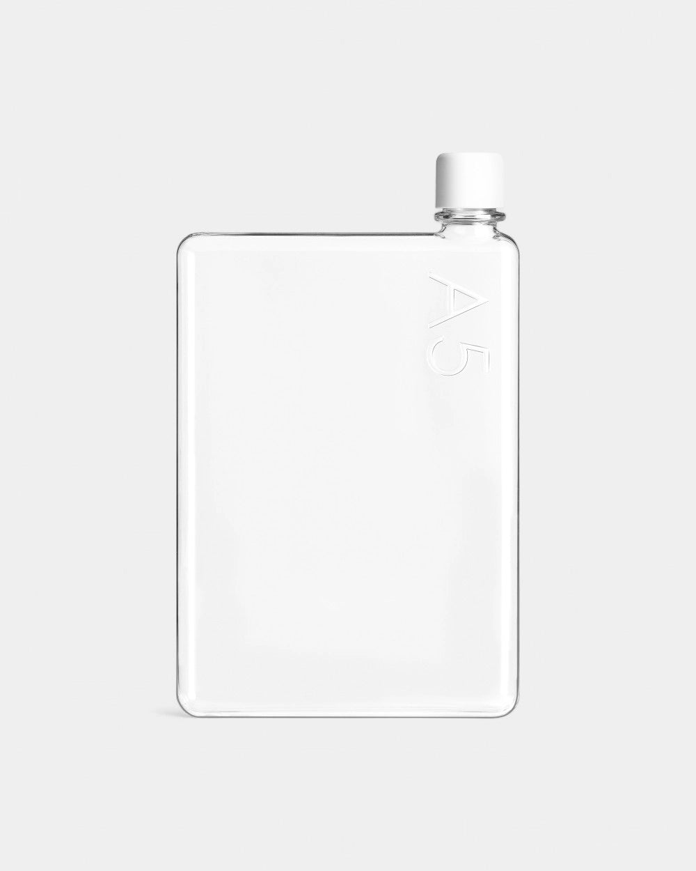 Personalisierbare recycelbare Flasche - Weiß
