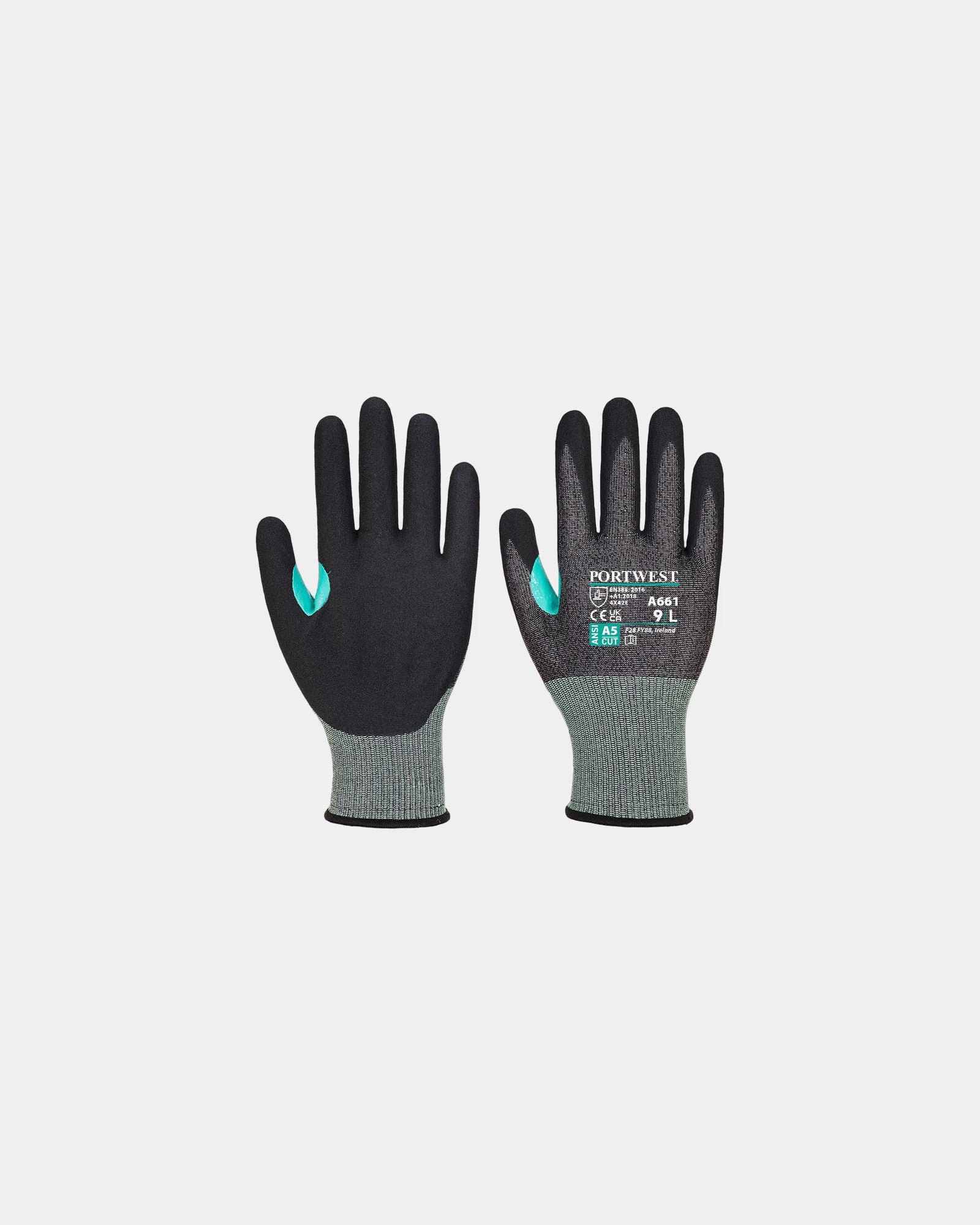 Schnittschutzhandschuh VHR18 mit Nitrilschaum zum Personalisieren - Khaki