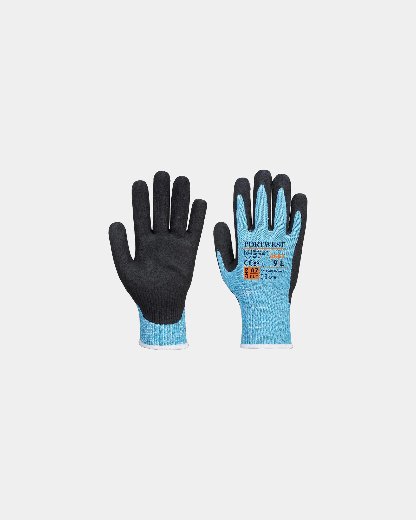 Gant Coupure Portwest Claymore AHR zum Personalisieren - Blau-Schwarz