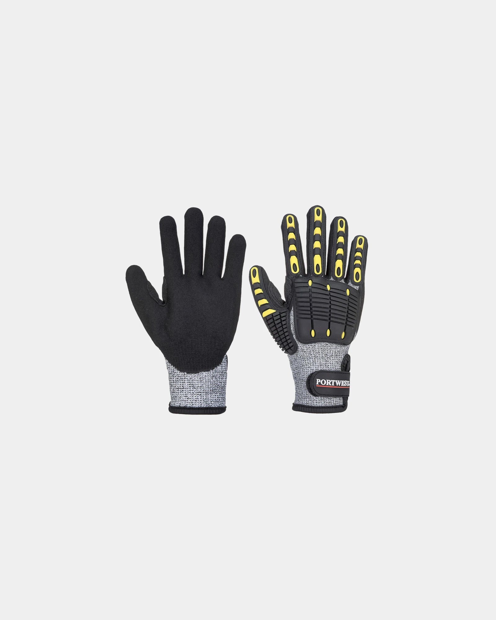 Schnittschutz-Handschuh Packung mit 12 zum Personalisieren - Grau