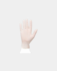 Einweg-Latex-Handschuhe Portwest 100 Stück personalisierbar zum Personalisieren - Weiß