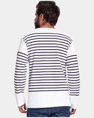 Langärmeliges Ringelshirt mit U-Boot-Ausschnitt zum Personalisieren - 1
