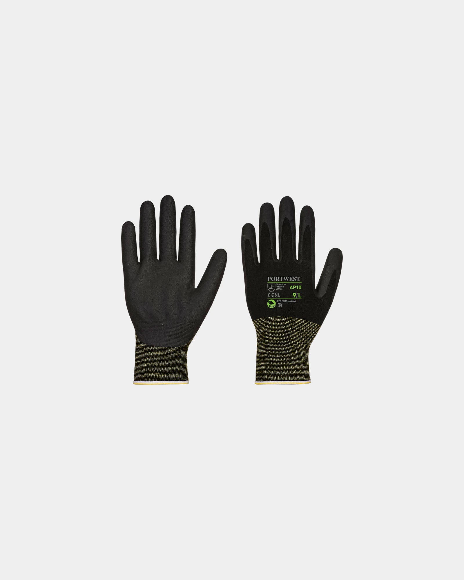 Gartenhandschuhe Bambus Nitrilschaum zum Personalisieren - Khaki
