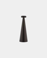 Tischlampe Aluminium Bedin zum Personalisieren - Braun