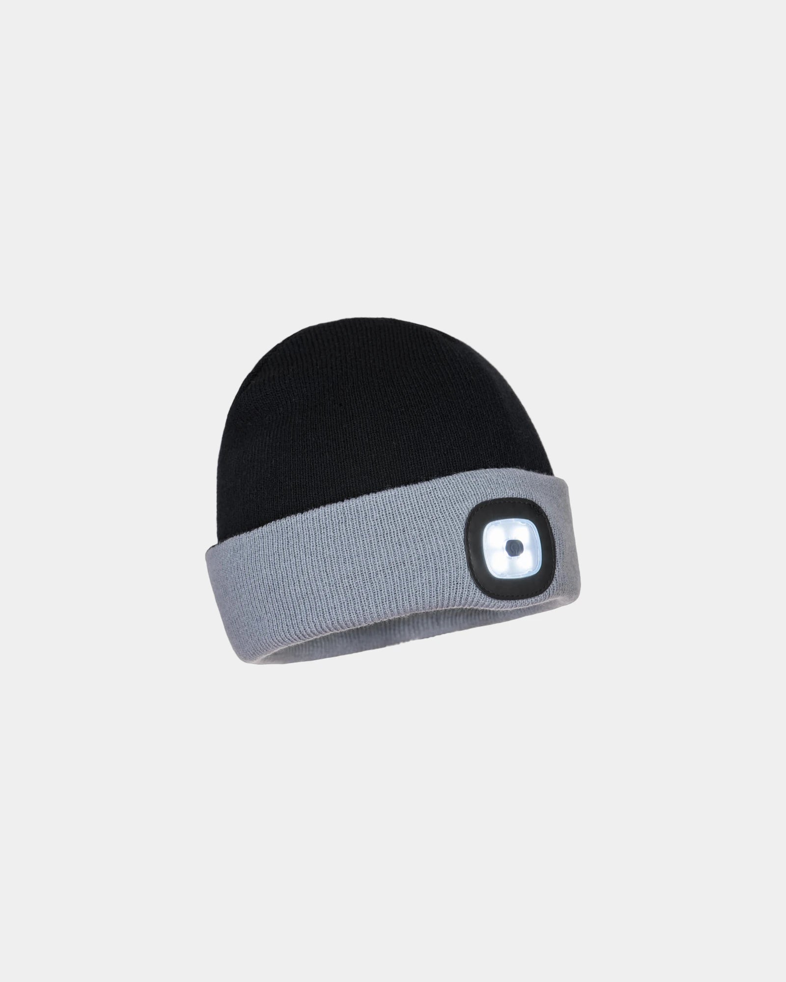Mütze mit wiederaufladbarem LED schwarz-blau zum Personalisieren - Schwarz-Himmelblau
