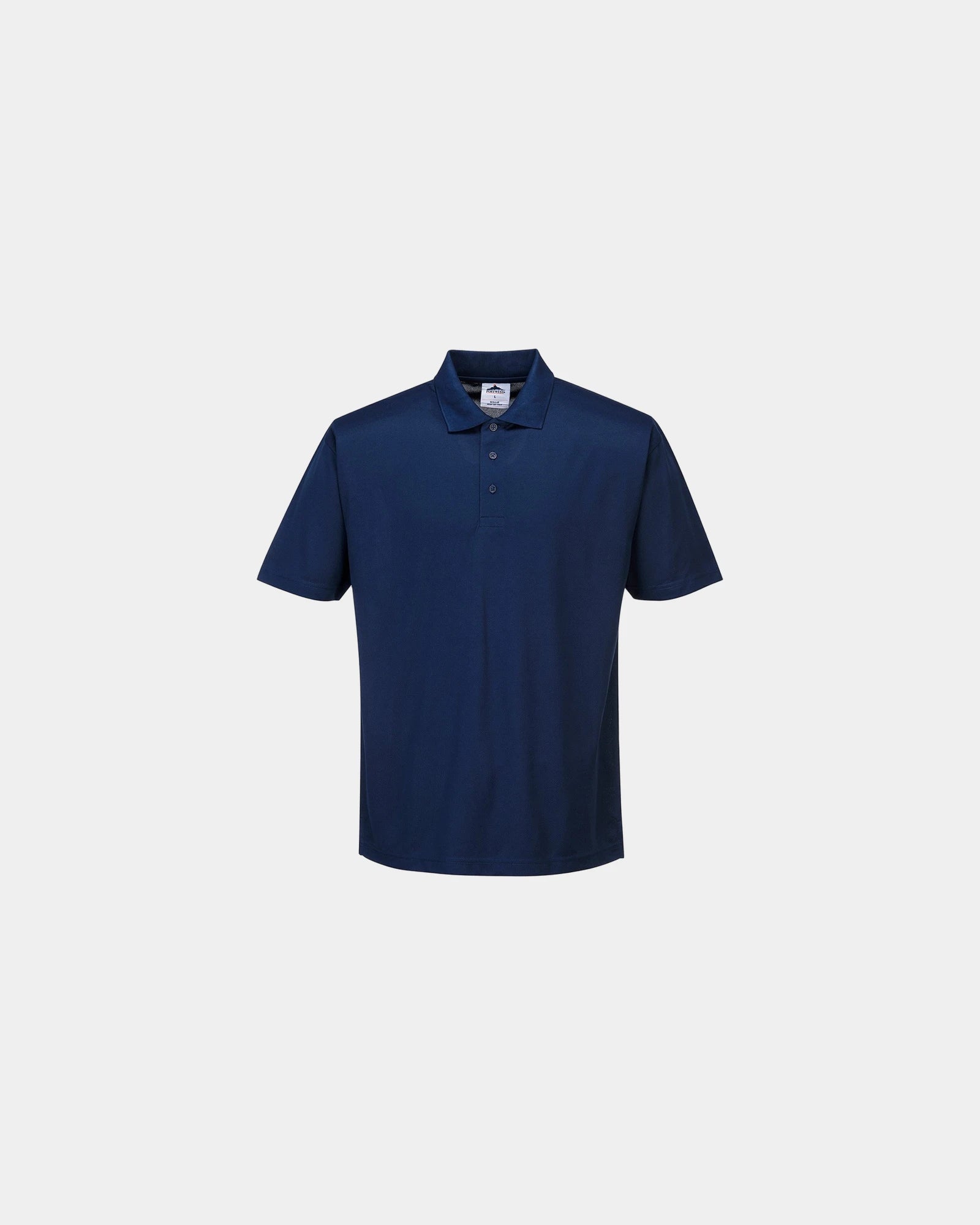 Poloshirt Polyester 150 g/m² Portwest Terni zum Personalisieren - Marineblau