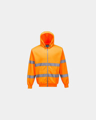Hoodie Polyester Baumwolle Portwest HV zum Personalisieren - Orange