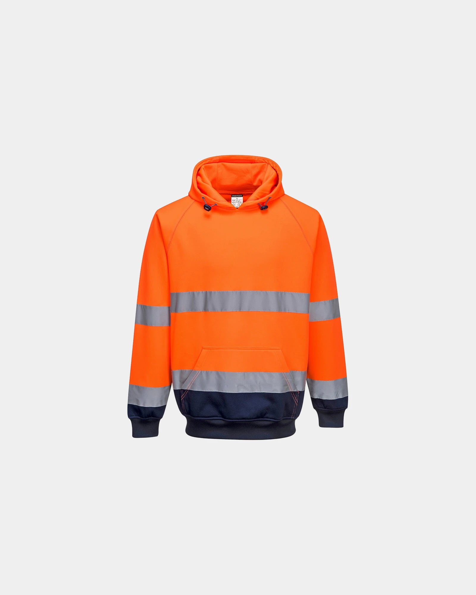 Sweatshirt bicolor zum Personalisieren - Orange