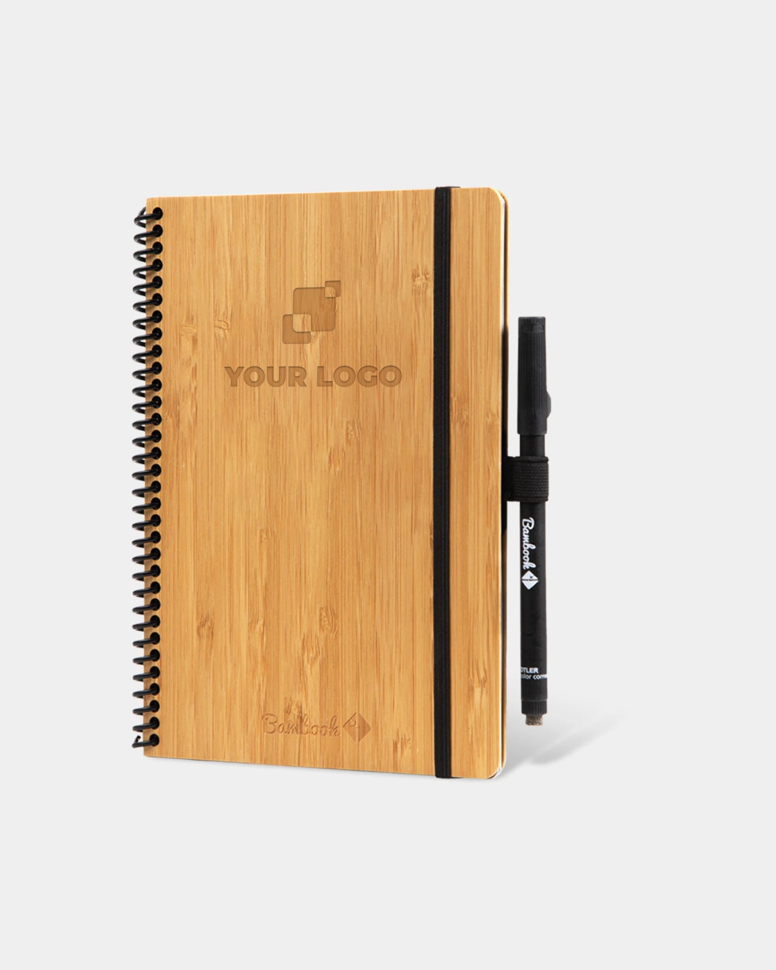 Cahier bambou massif Bambook Classic A5 à personnaliser - Bambou Naturel