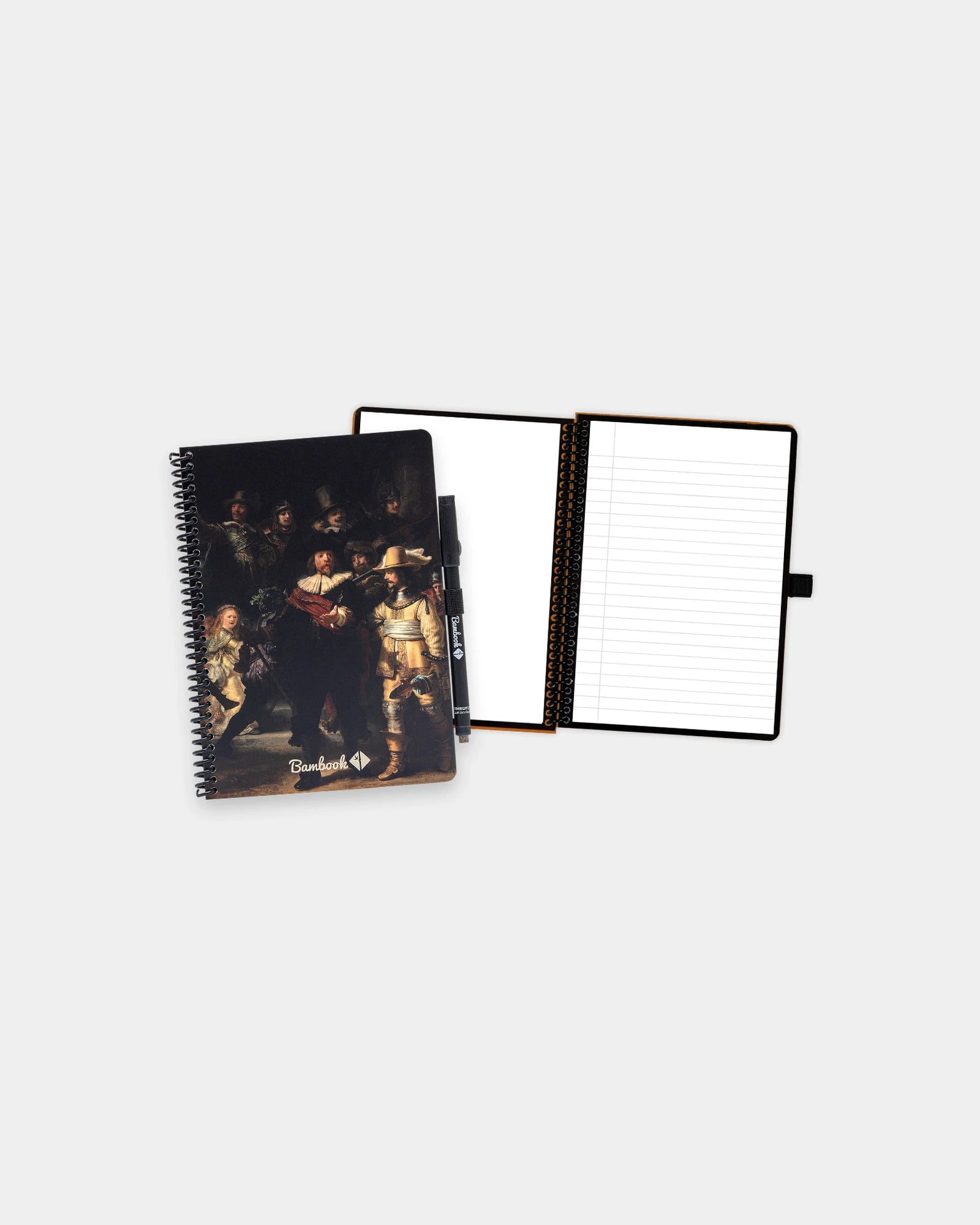 Carnet A5 éco-responsable Bambook Dutch Masters à personnaliser - Carton Fsc Naturel