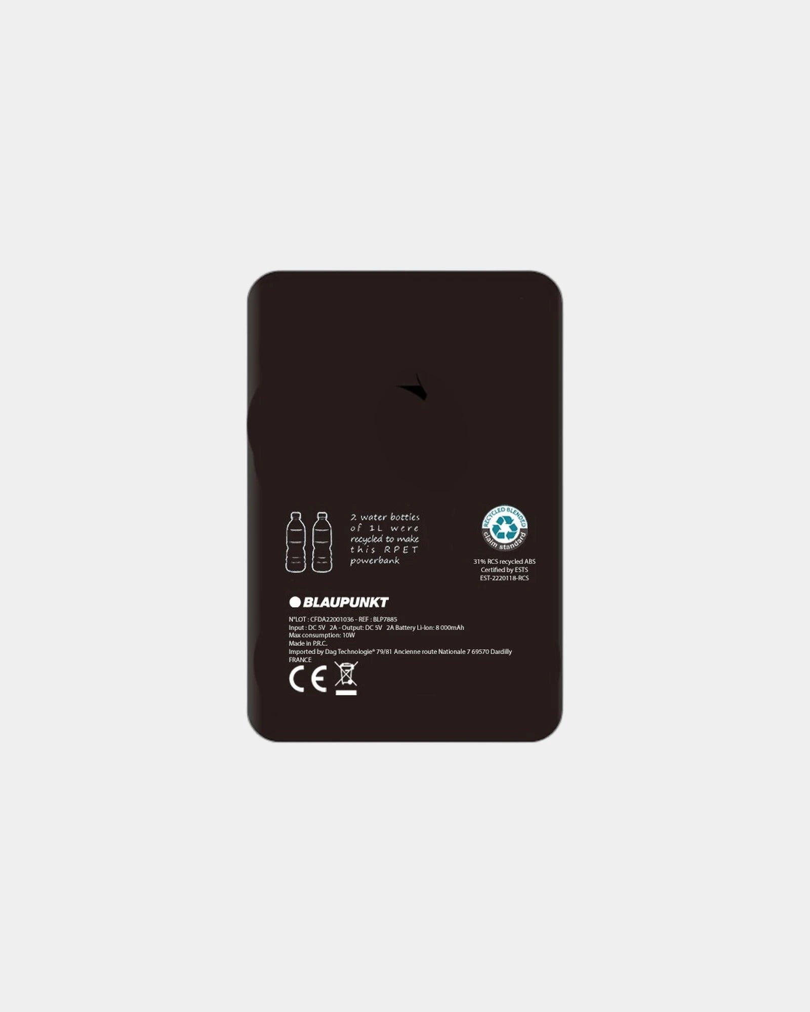 Batterie Blaupunkt RPET und Hanf 8000mAh zum Personalisieren - 3