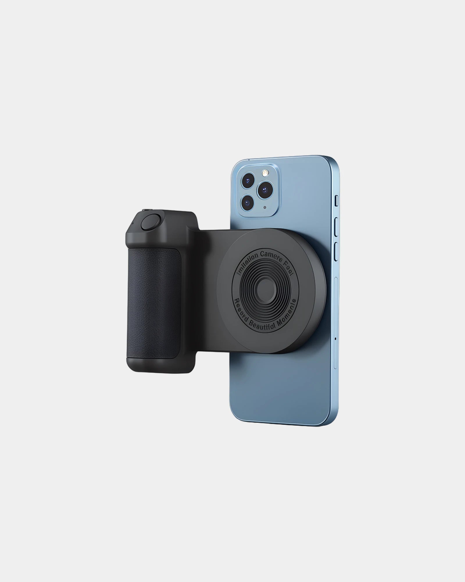 Smartphone Halter 2-in-1 Ladegerät Bluetech zum Personalisieren - Schwarz