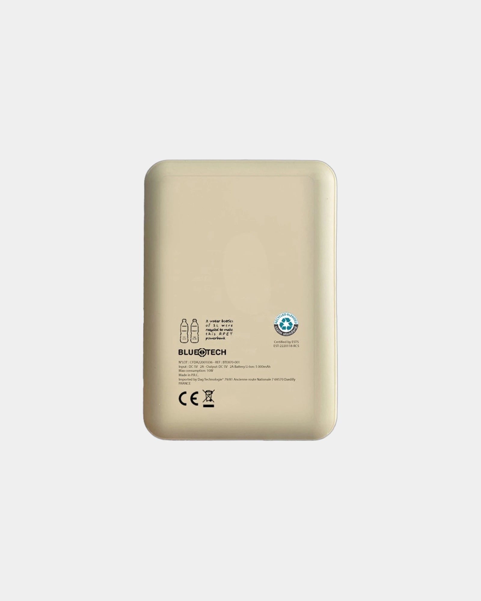 Batterie von Bluetech RPET & Bio-Chanvre 5000mAh zum Personalisieren - 4