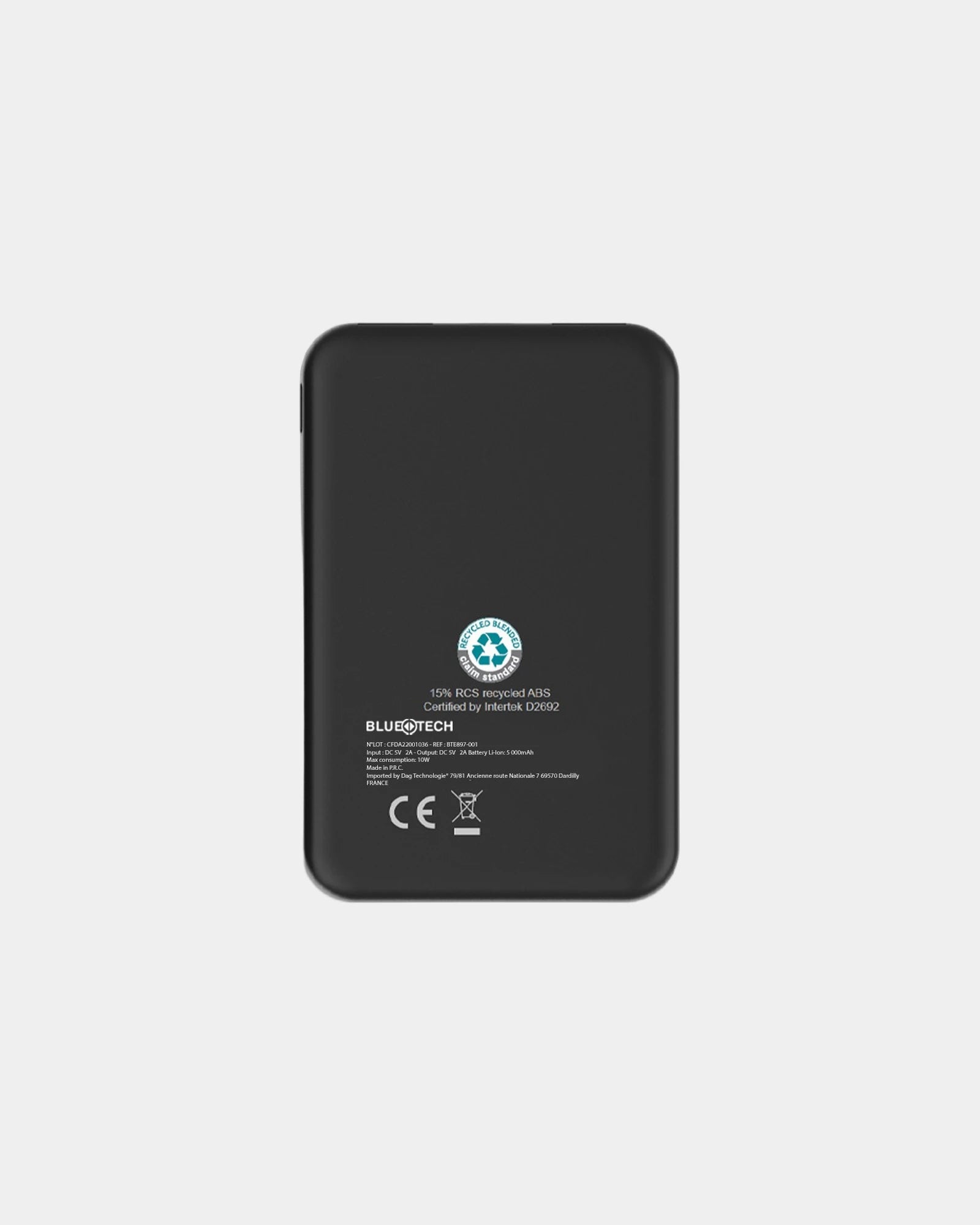 Batterie Bluetech 10.000mAh aus recyceltem ABS zum Personalisieren - 4