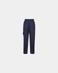 Pantalon treillis Damen Polycoton Portwest zum Personalisieren - Marineblau