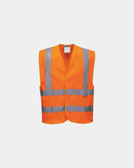 Gilet Hi-Vis MeshAir Portwest zum Personalisieren - Orange