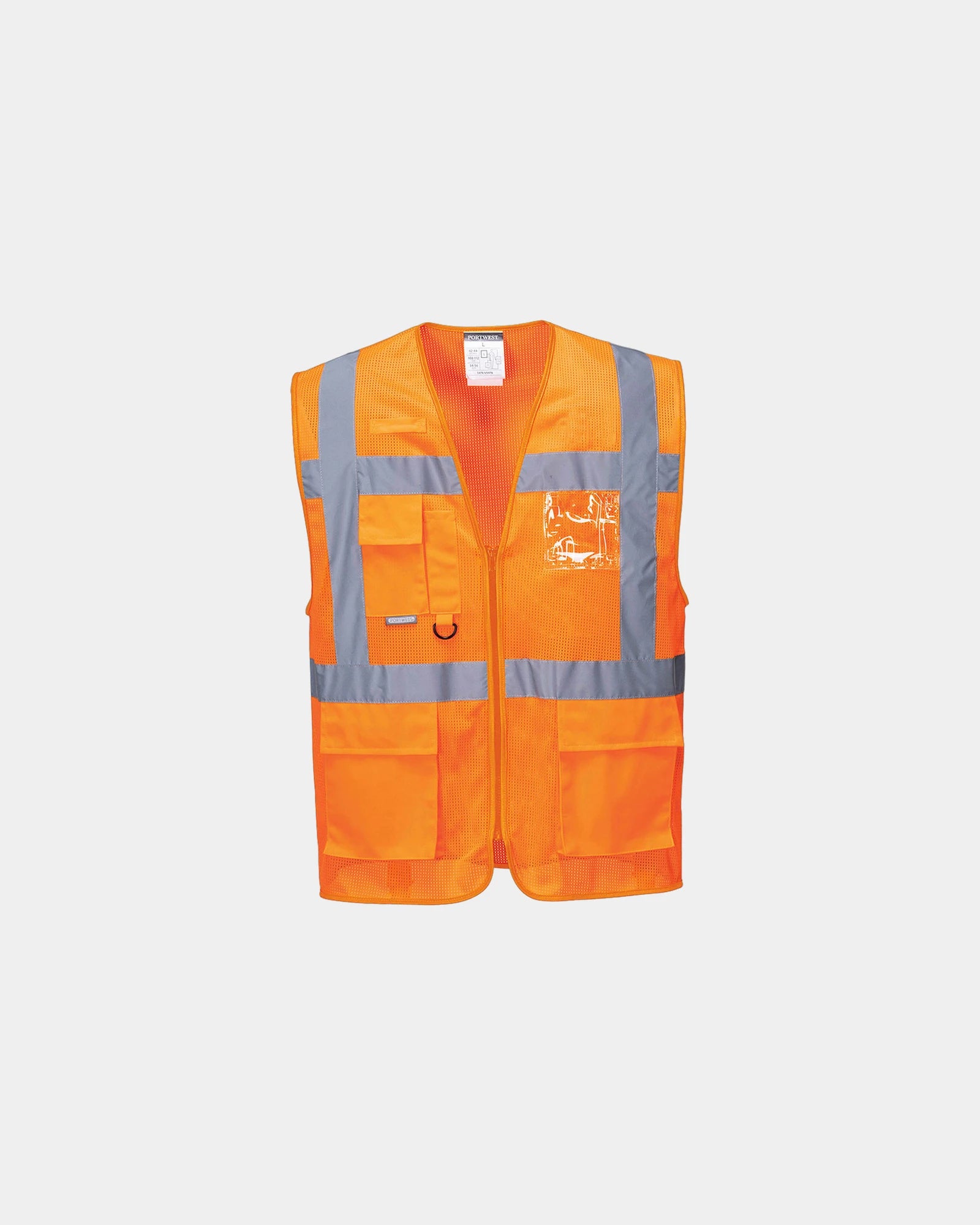 Gilet Hi-Vis MeshAir zum Personalisieren - Orange