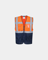 Gilet Executive Hi-Vis zum Personalisieren - Orange