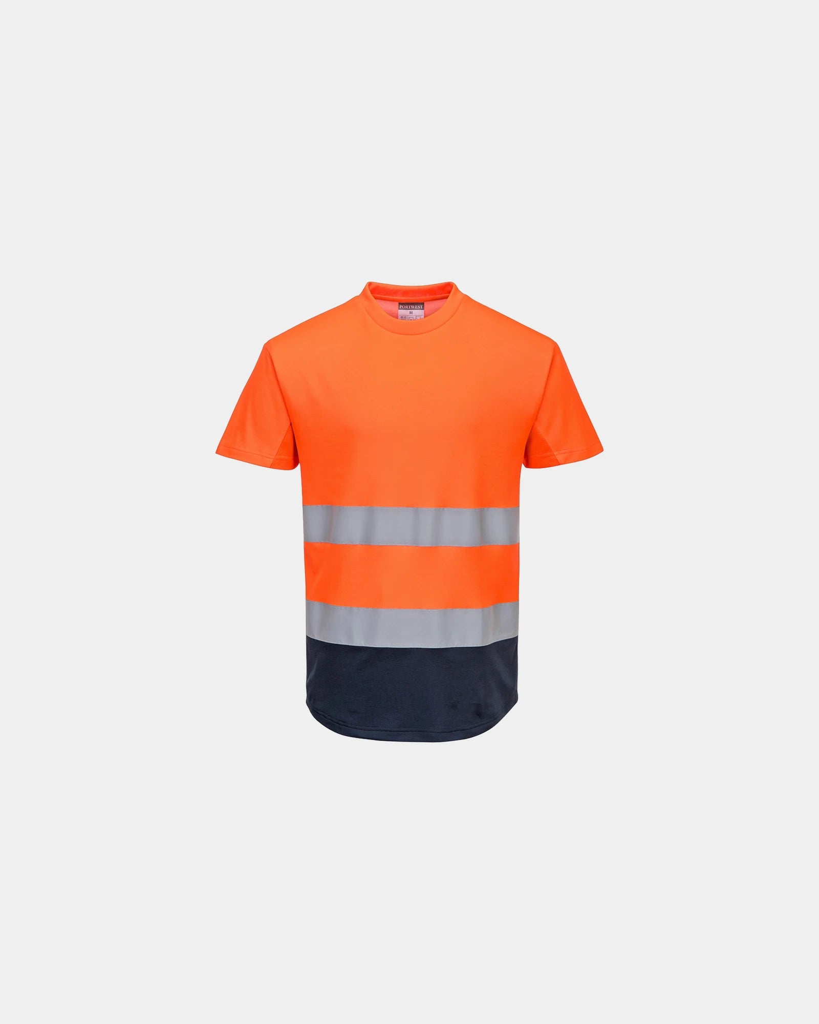 T-Shirt Mesh bicolore Portwest zum Personalisieren - Orange