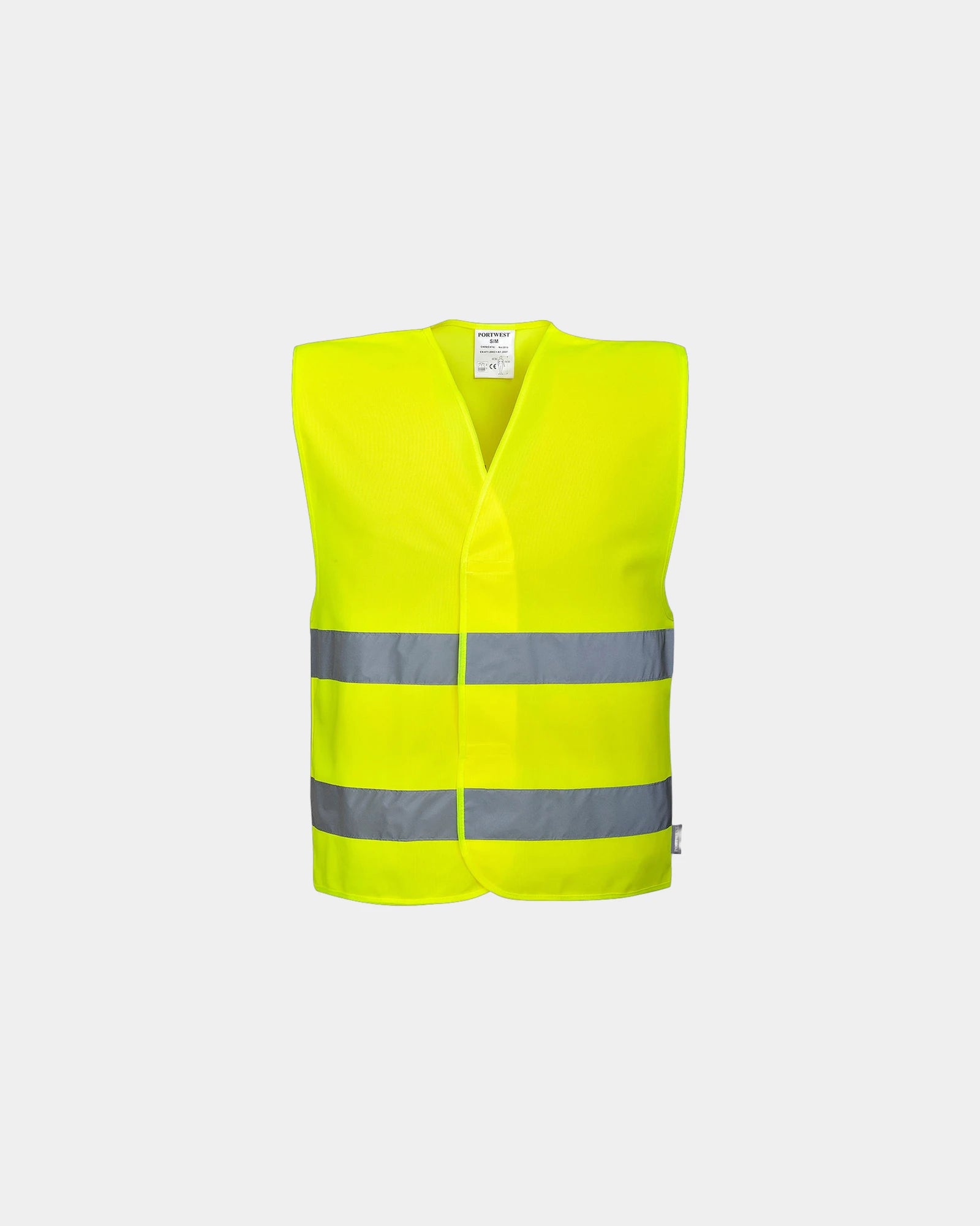 Hi-Vis-Weste semi-transparent zum Personalisieren - Gelb