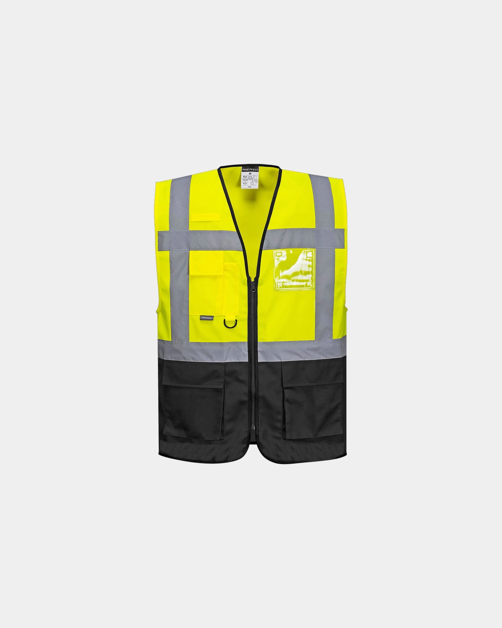 Gilet Executive Warsaw zum Personalisieren - Gelb-Schwarz