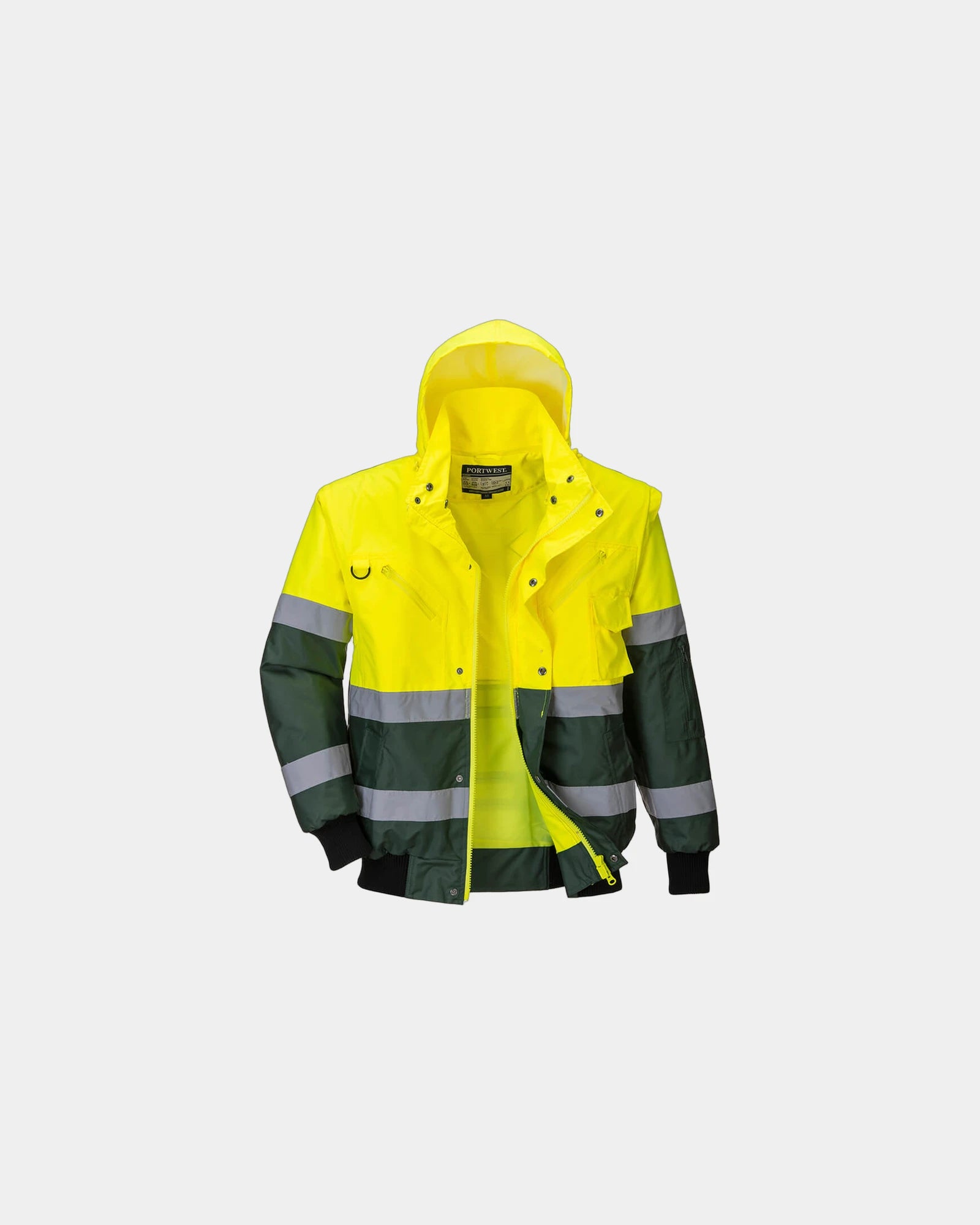 Blouson Bomber Hi-Vis X zum Personalisieren - Gelb-Grün