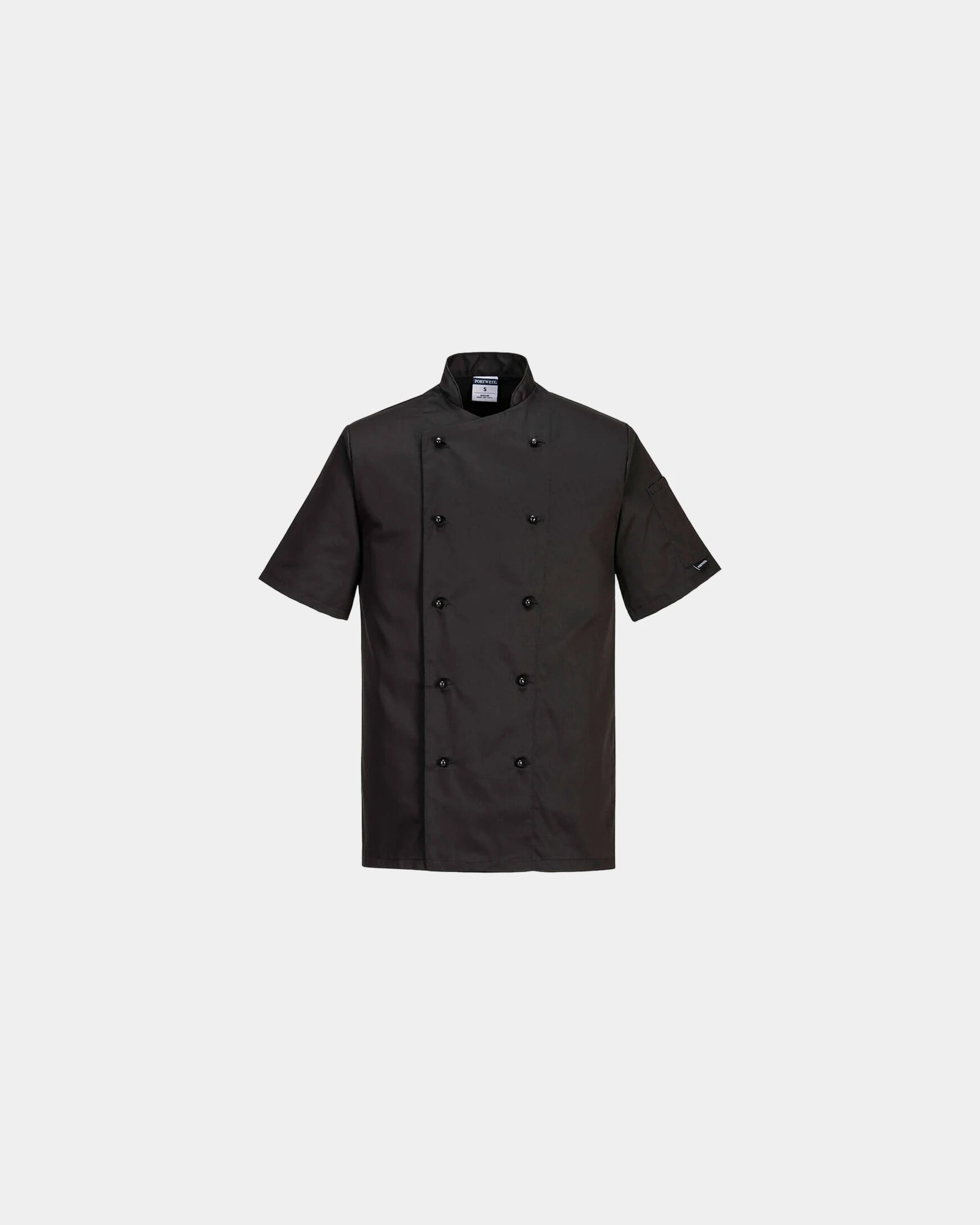 Veste Küche Kent zum Personalisieren - Schwarz-Himmelblau