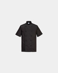 Veste Küche Kent zum Personalisieren - Schwarz-Himmelblau