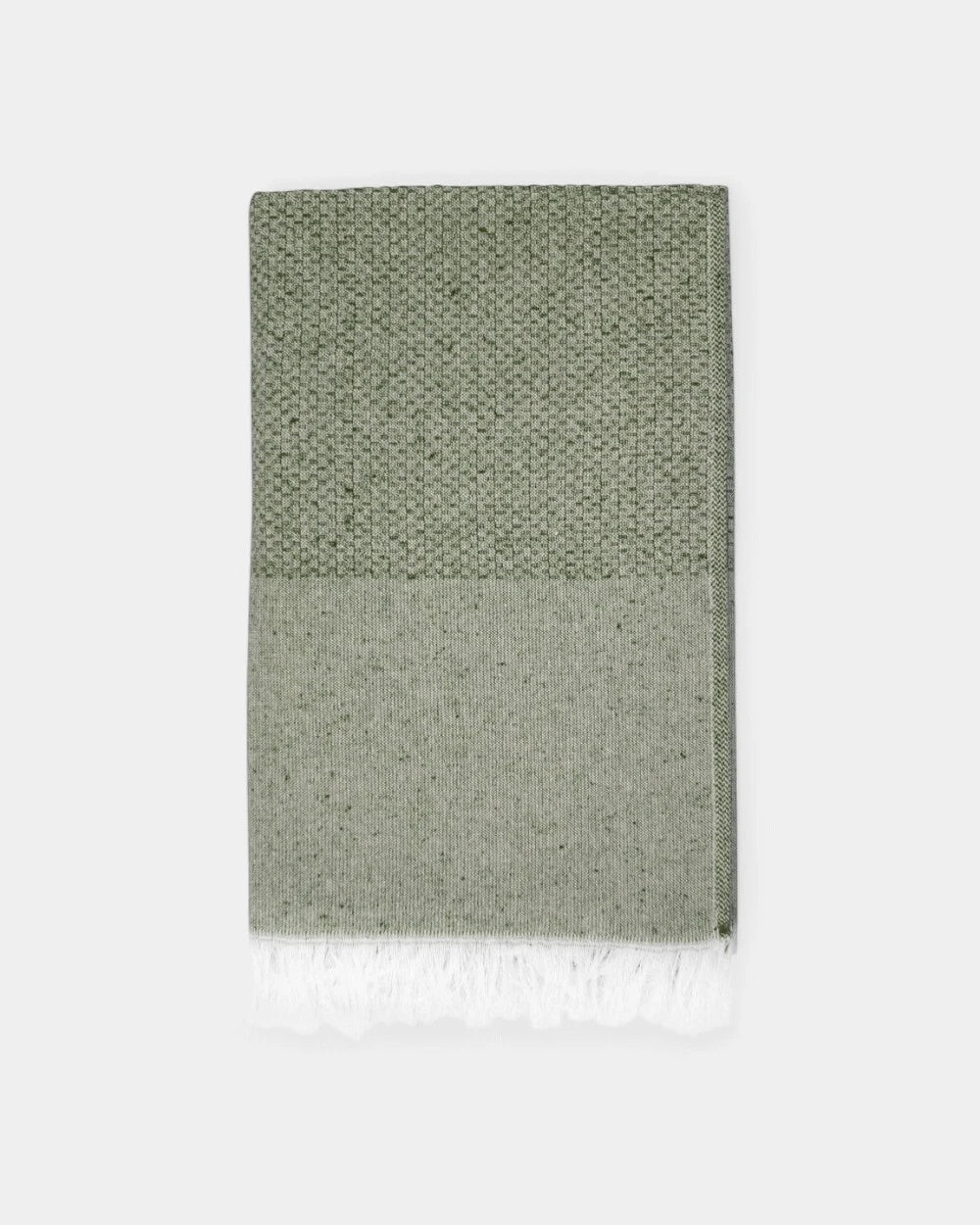 Fouta aus recycelter Baumwolle zum Personalisieren - Khaki