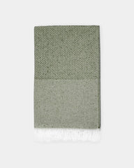Fouta aus recycelter Baumwolle zum Personalisieren - Khaki