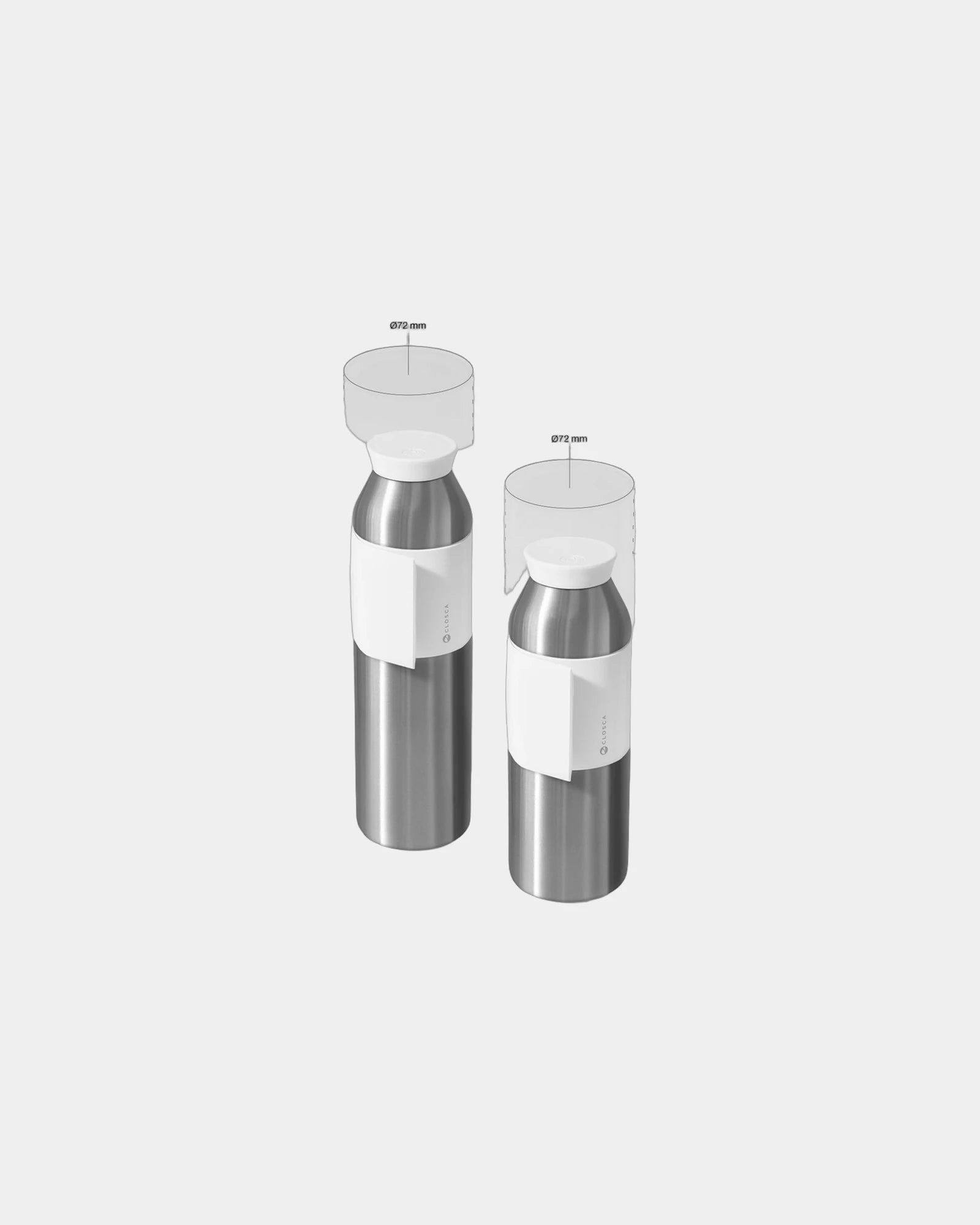 Trinkflasche Edelstahl Closca Travel 450ml zum Personalisieren - 1