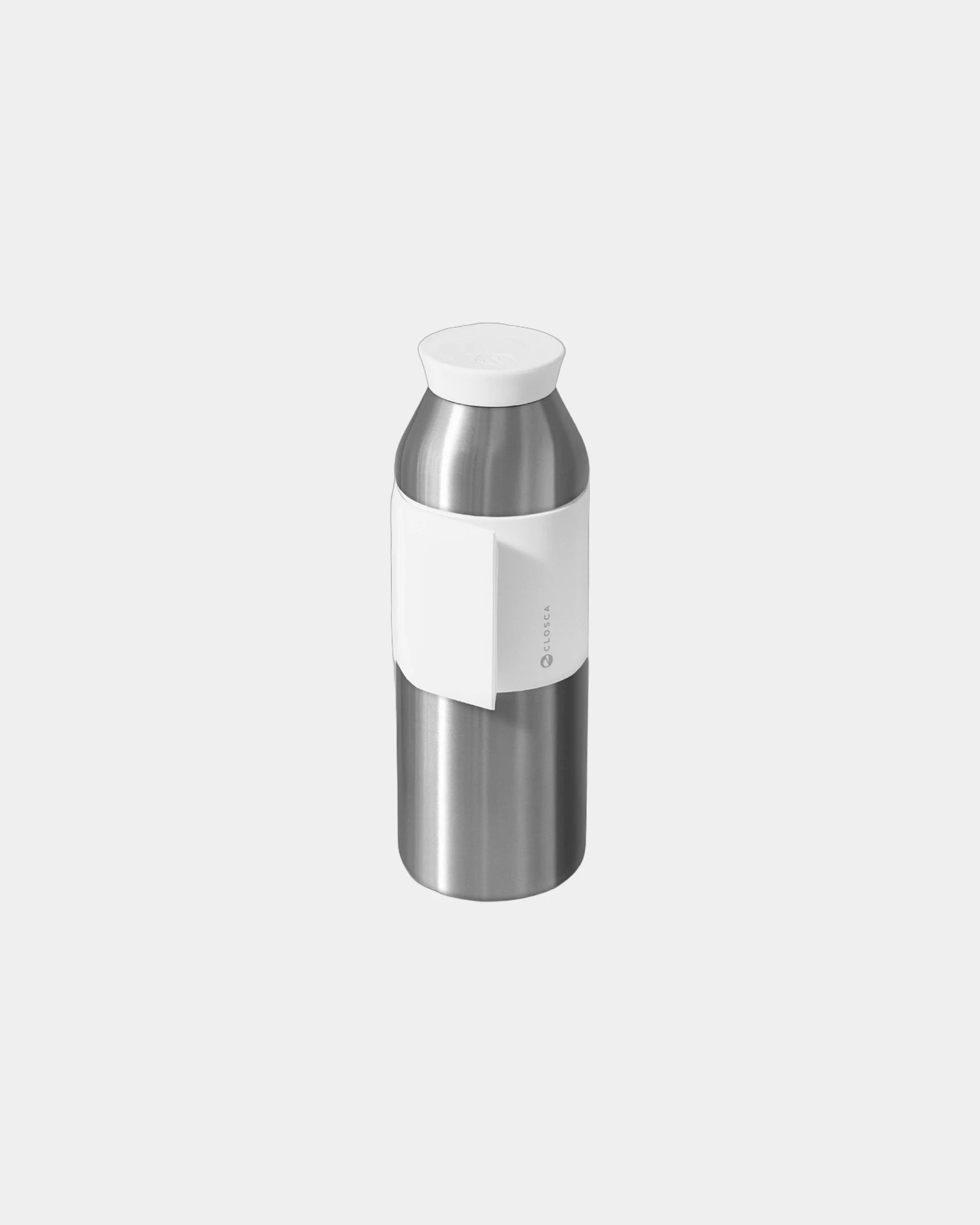 Trinkflasche Edelstahl Closca Travel 450ml zum Personalisieren - Metal Weiß