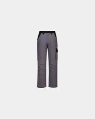 Pantalon Baumwolle Kingsmill Portwest Poznan zum Personalisieren - Grau
