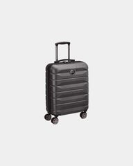 Koffer kompakt 55 cm Delsey AIR ARMOUR zum Personalisieren - Schwarz