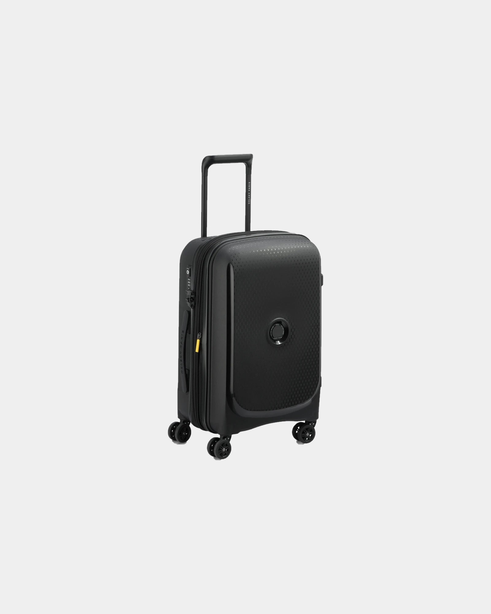Koffer robuste recycelt Delsey Belmont Plus zum Personalisieren - Schwarz