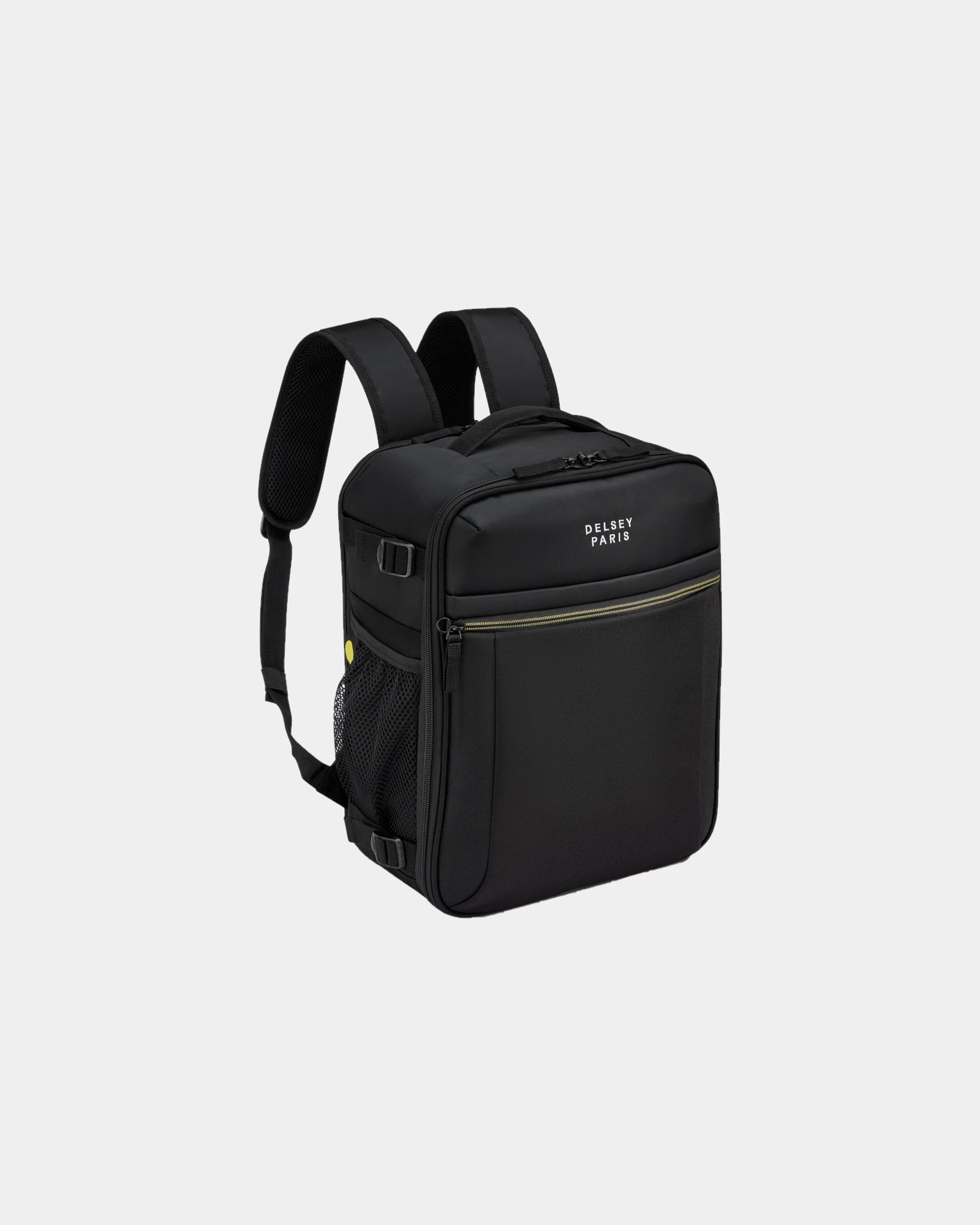 Rucksack recycelt Delsey Brochant 3 zum Personalisieren - Tiefschwarz