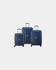 Set 3 Koffer Delsey Carrousel 2 zum Personalisieren - Blau