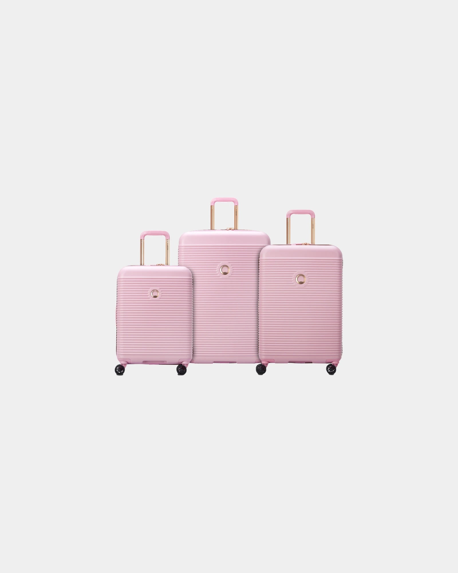 Set 3 Koffer Delsey Freestyle 76cm 66cm 55cm zum Personalisieren - Pfingstrose