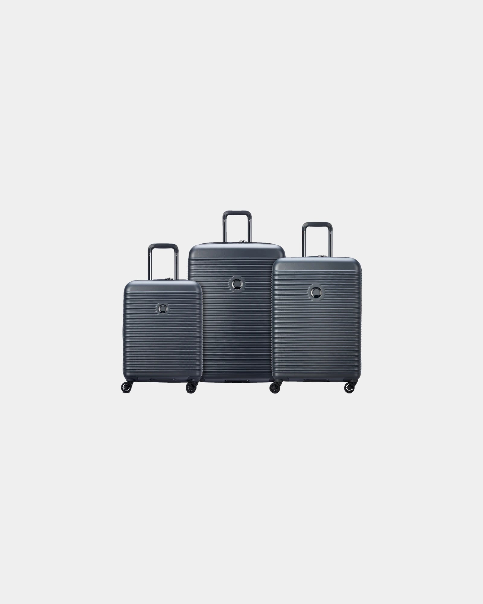Set 3 Koffer Delsey Freestyle 76cm 66cm 55cm zum Personalisieren - Graphit