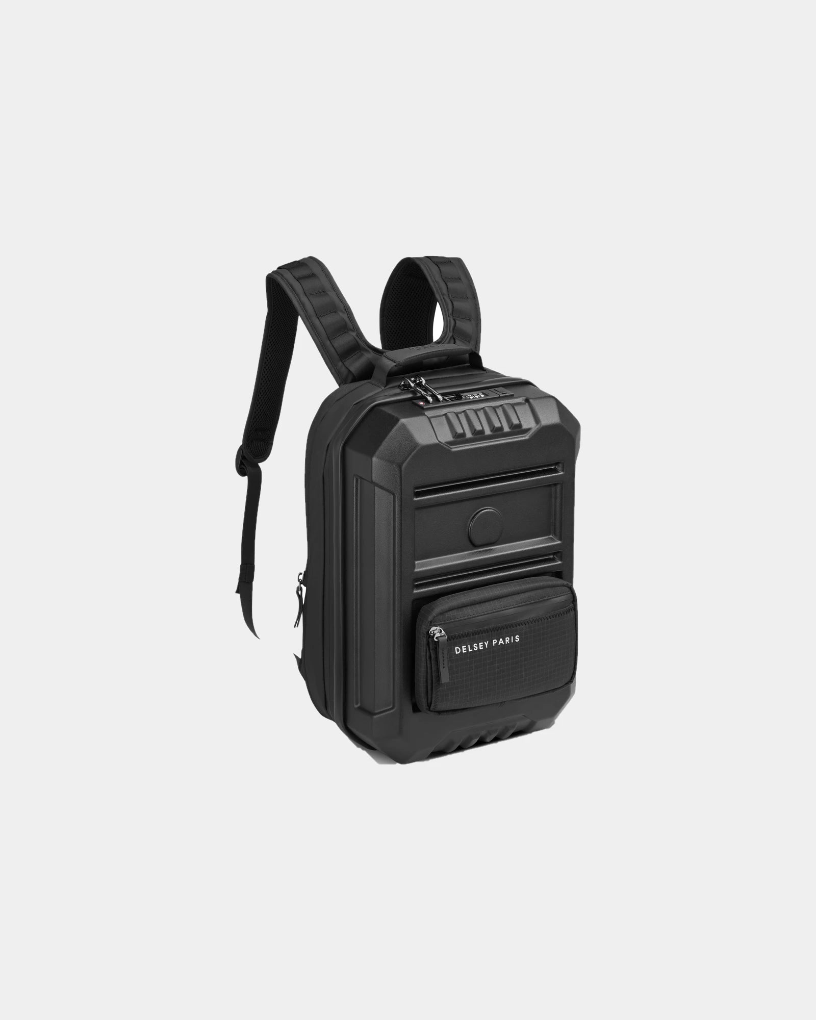 Rucksack Polycarbonat Delsey Rempart 2.0 zum Personalisieren - Schwarz