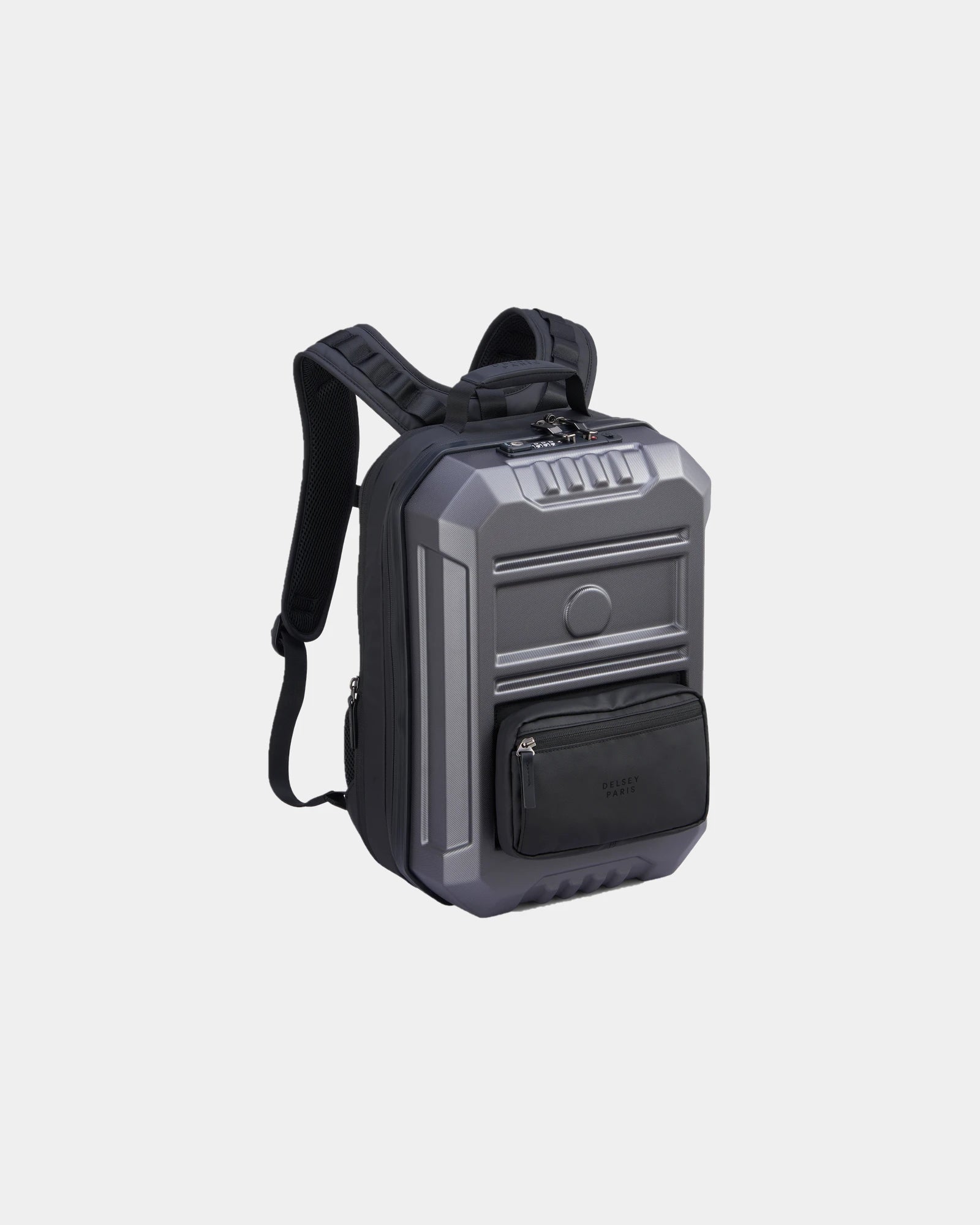 Rucksack Polycarbonat Delsey Rempart zum Personalisieren - Anthrazit