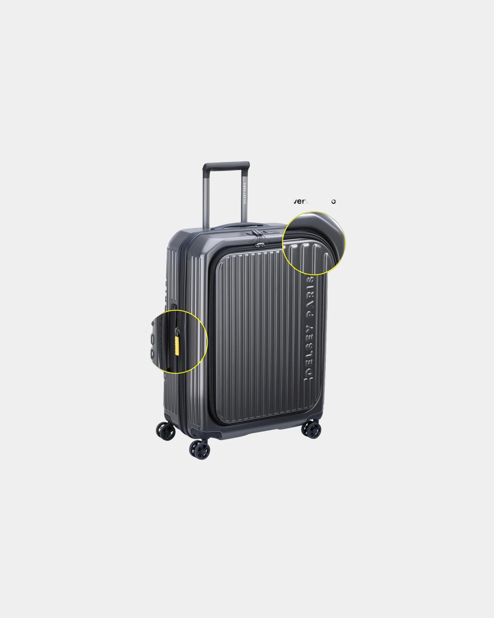 Koffer Trolley Kabine Polycarbonat Delsey SECURITIME ZIP zum Personalisieren - 21