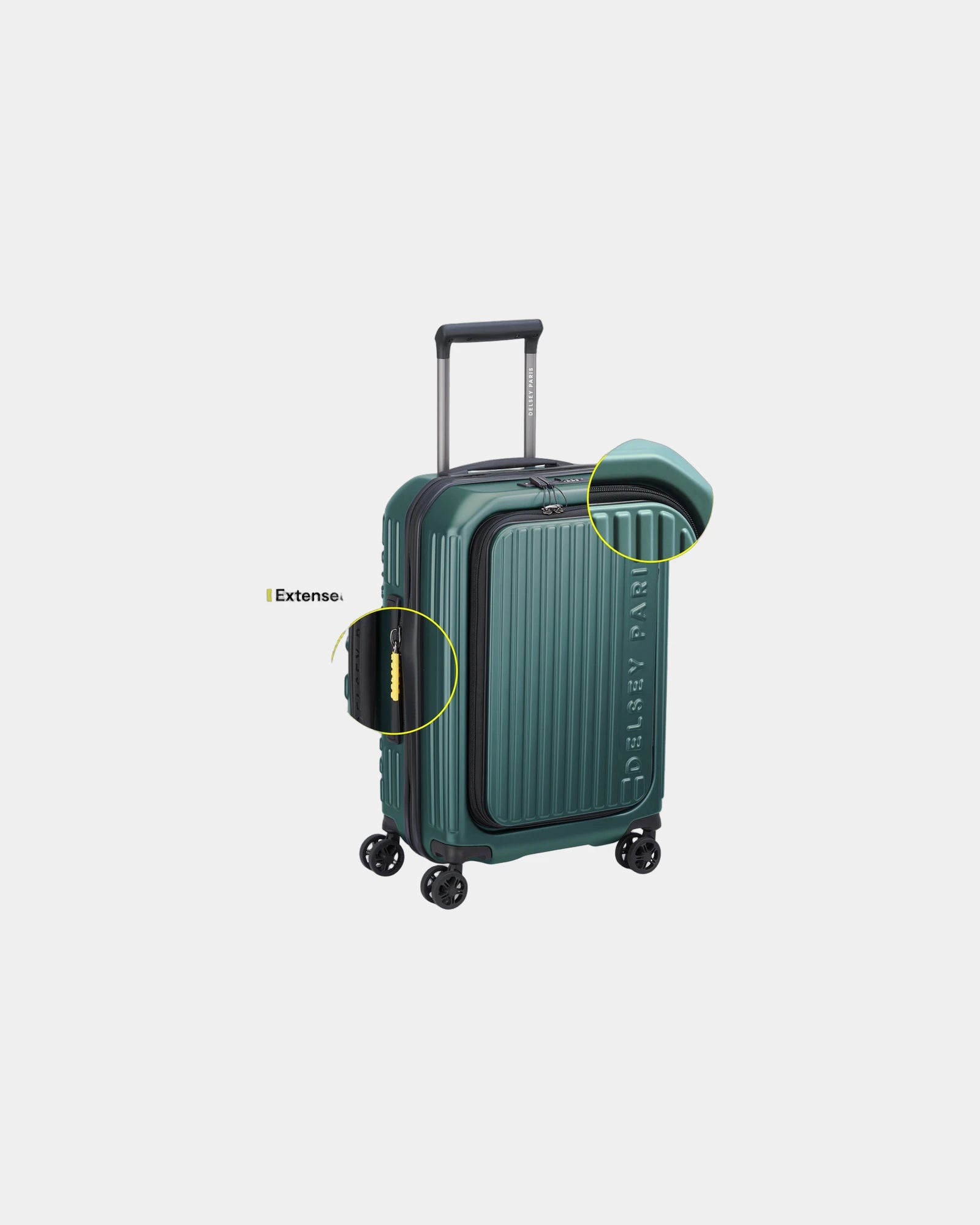 Koffer Trolley Kabine Polycarbonat Delsey SECURITIME ZIP zum Personalisieren - 1