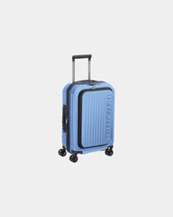 Koffer Trolley Kabine Polycarbonat Delsey SECURITIME ZIP zum Personalisieren - Lavendelblau
