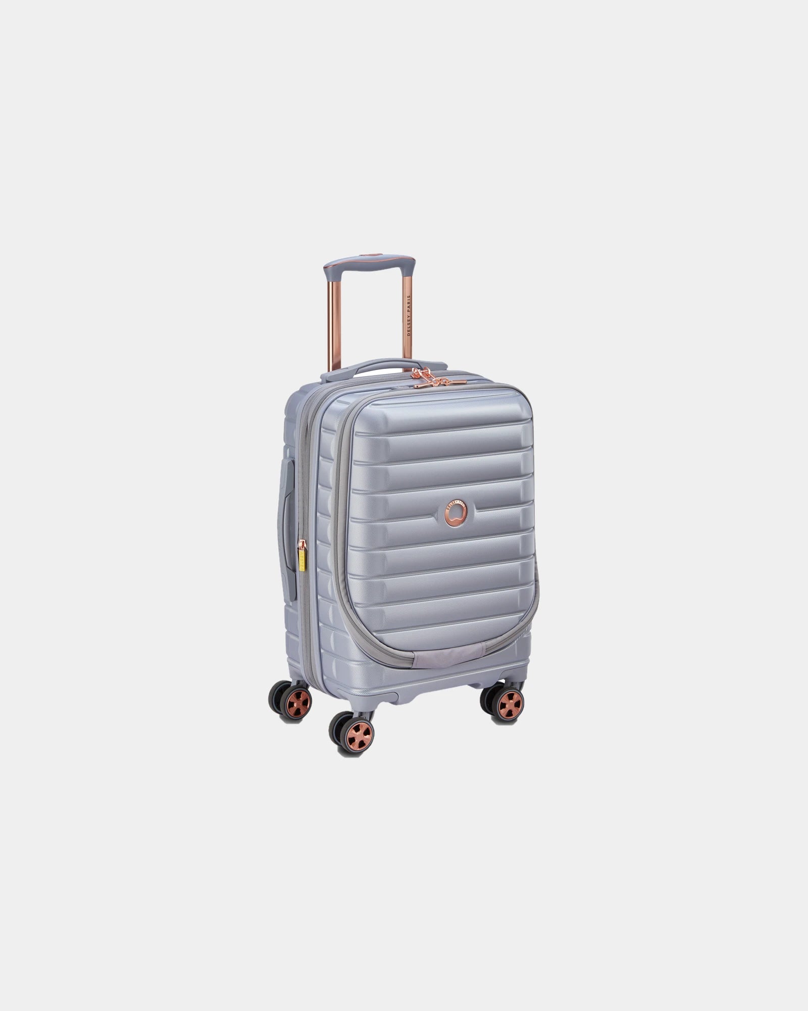 Koffer Polycarbonat Delsey Shadow 5.0 zum Personalisieren - Platin