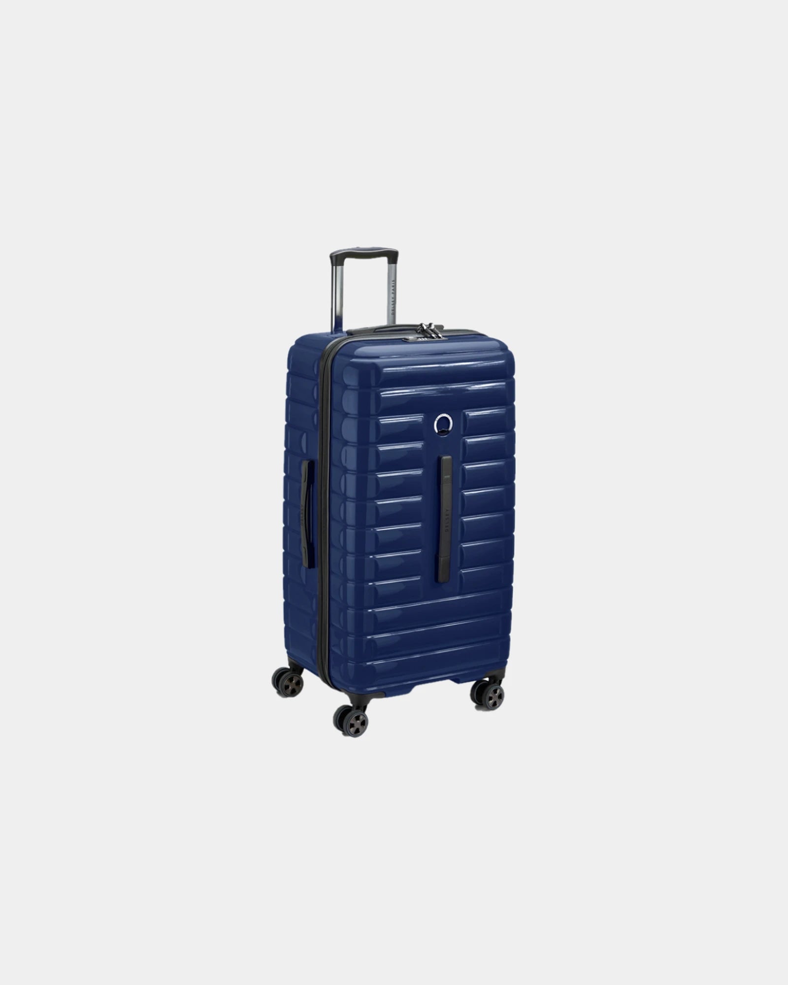 Koffer Delsey Shadow 5.0 80 cm zum Personalisieren - Marineblau