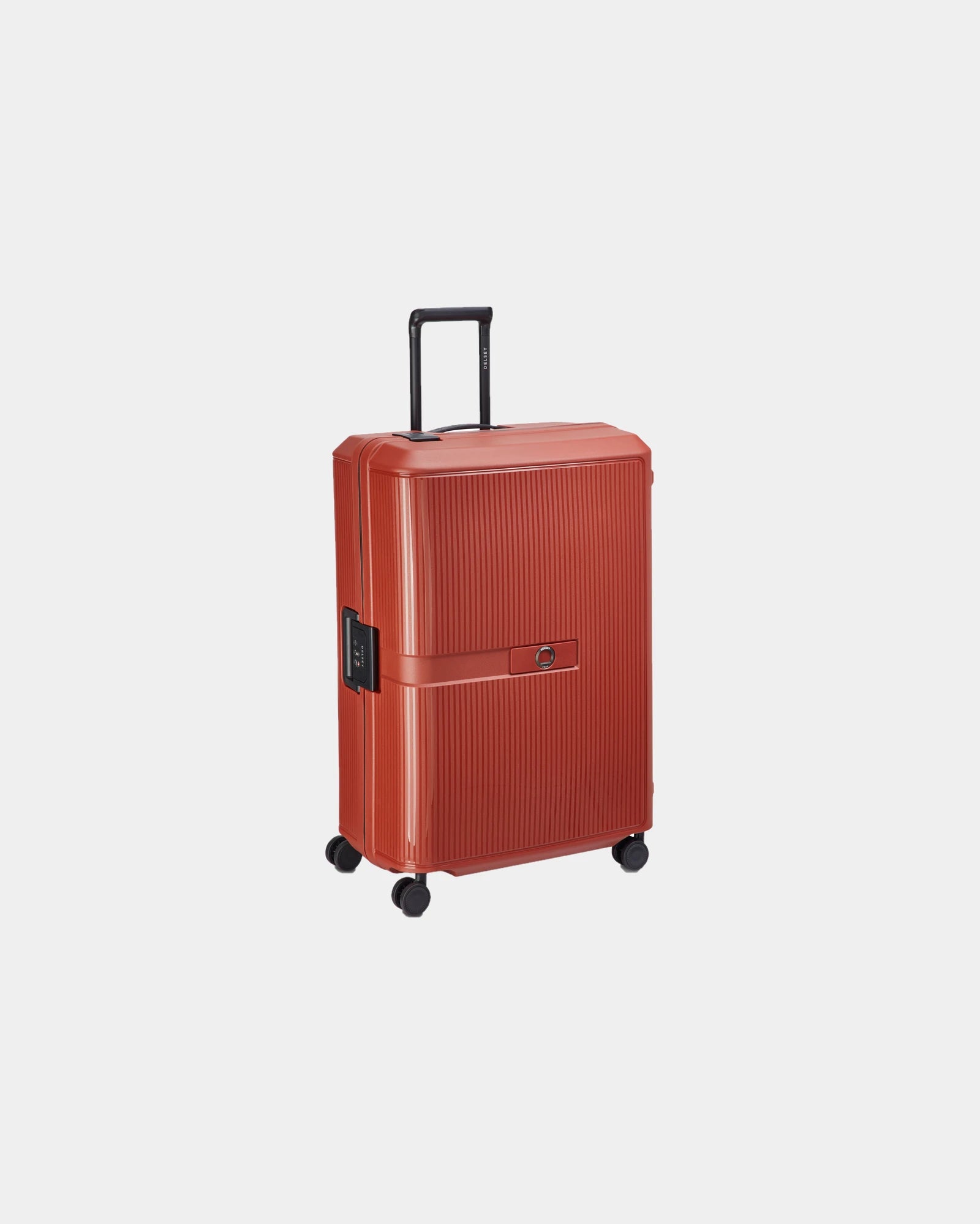 Koffer Polypropylen Delsey Vauban 76 cm zum Personalisieren - Terrakotta