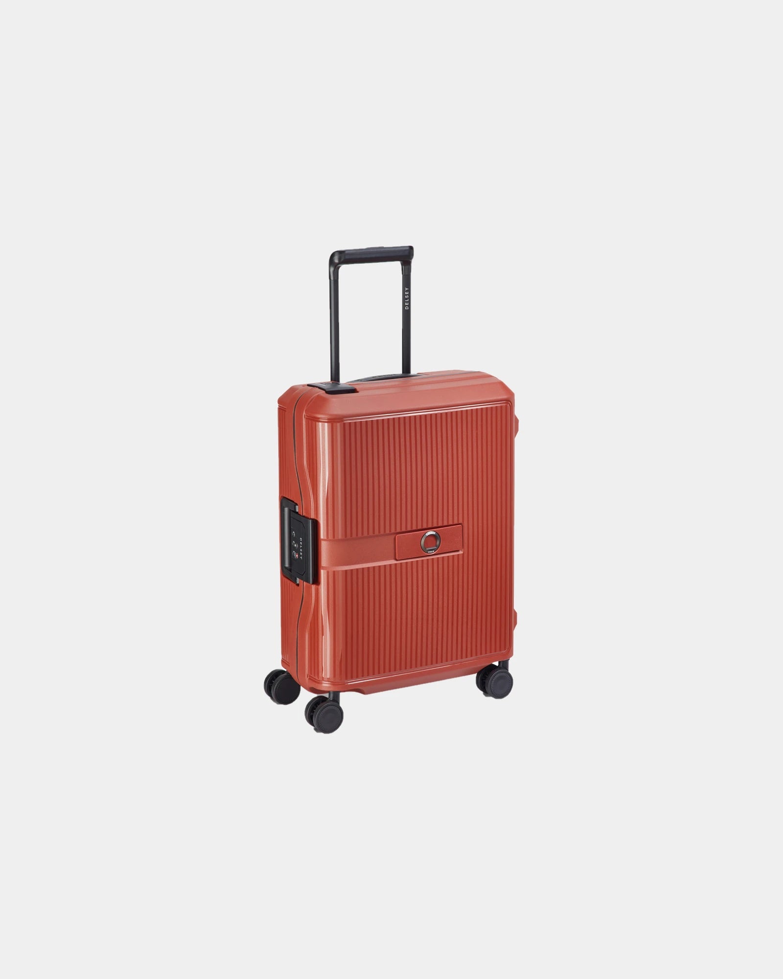 Koffer Polypropylen Delsey Vauban 55 cm zum Personalisieren - Terrakotta