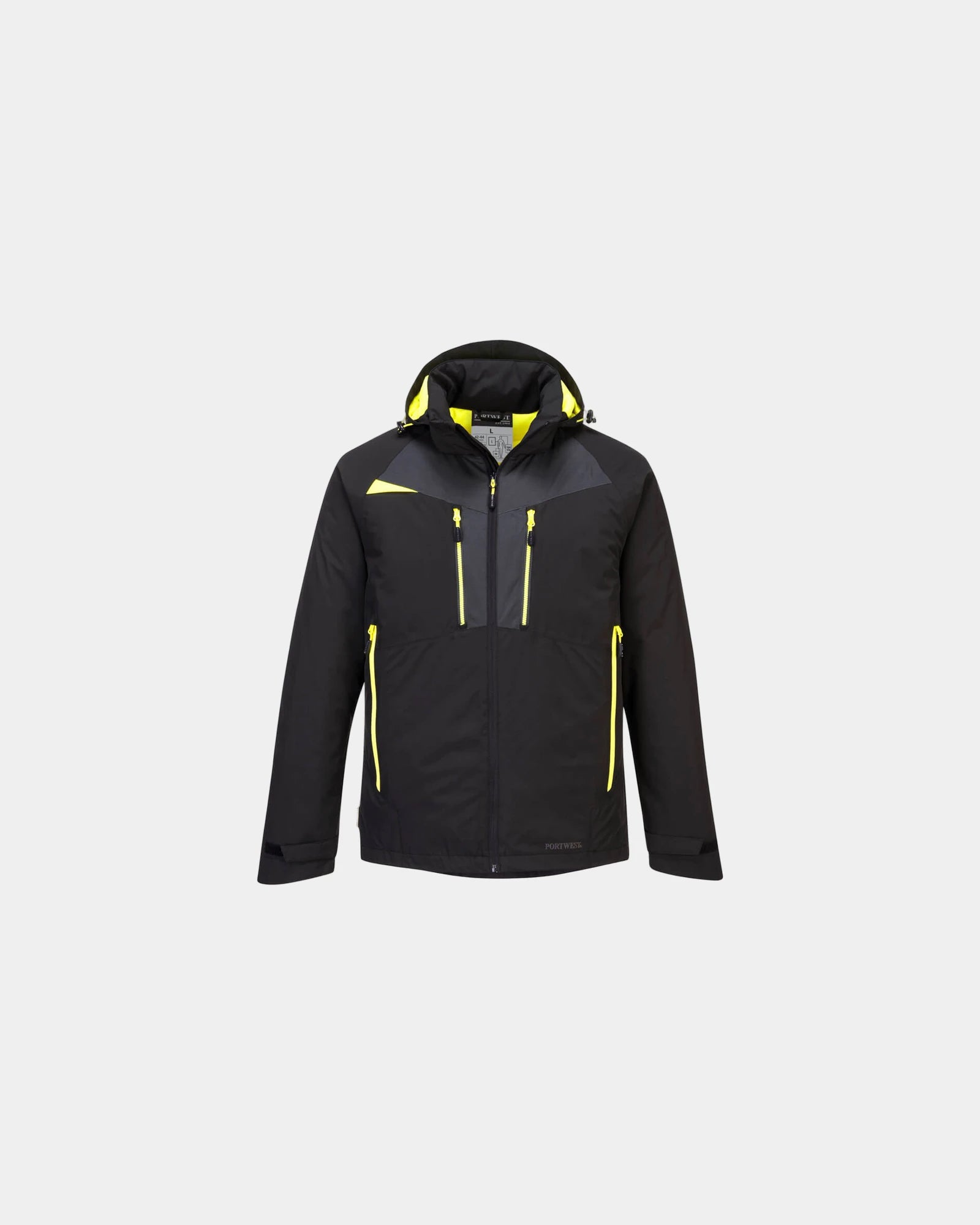 Parka Hiver DX4 zum Personalisieren - Schwarz-Himmelblau