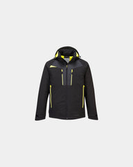 Parka Hiver DX4 zum Personalisieren - Schwarz-Himmelblau